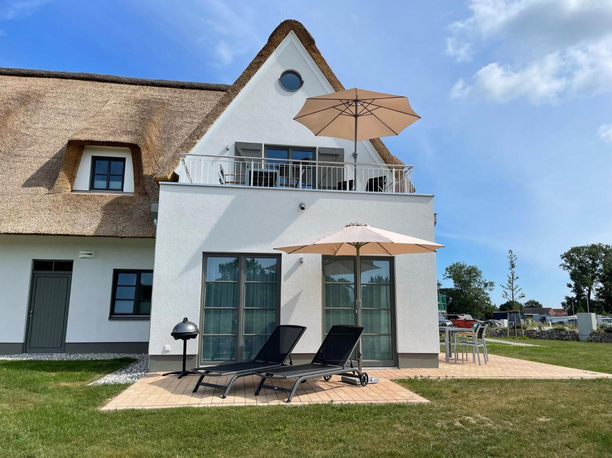 Villa Inseldomizil Stolpe - Urlaub Unter Reet Auf Usedom à Stolpe auf Usedom Extérieur photo
